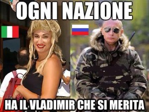 A ciascuno il Wladimir che si merita (Italia e Russia)