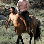 Putin in versione centauro con Obama servitore