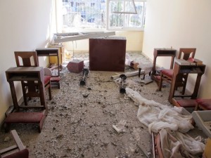 BOMBE SU CRISTIANI A GAZA