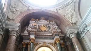 accecamento dei giudei) e altra che raffigura la Chiesa. Duomo di Verona, Cappella della Madonna del Popolo
